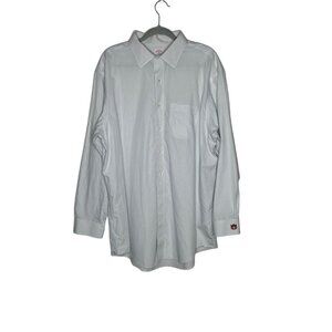 Brooks Brothers blue white plaid button up dress shirt size 16-33